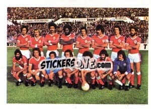 Sticker Benfica (Team) - Euro Soccer Stars 1977 n. 91 - FKS