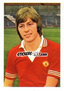 Cromo Brian Greenhoff (Man United) - Euro Soccer Stars 1977 - FKS