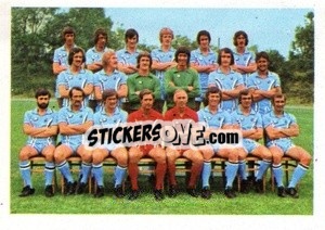 Cromo Coventry City (Team) - Euro Soccer Stars 1977 - FKS