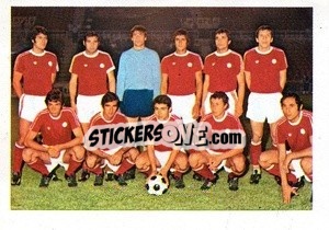 Sticker Cska Sofia (Team) - Euro Soccer Stars 1977 n. 5 - FKS