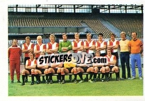 Cromo Feyenoord (Team) - Euro Soccer Stars 1977 - FKS
