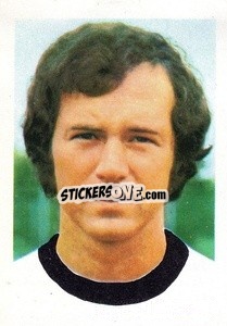 Sticker Franz Beckenbauer (Bayern Munich) - Euro Soccer Stars 1977 n. 55 - FKS