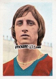 Sticker Johan Cruyff (Barcelona) - Euro Soccer Stars 1977 n. 65 - FKS