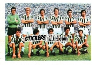 Sticker Juventus (Team) - Euro Soccer Stars 1977 n. 81 - FKS