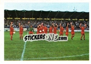 Sticker Liverpool (Team) - Euro Soccer Stars 1977 - FKS