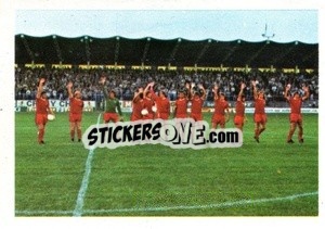 Sticker Liverpool (Team) - Euro Soccer Stars 1977 n. 19 - FKS