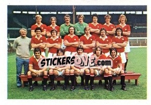 Sticker Manchester United (Team) - Euro Soccer Stars 1977 - FKS