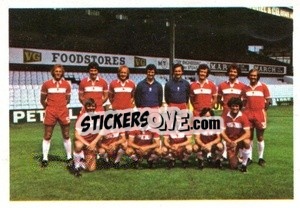 Sticker Middlesbrough (Team) - Euro Soccer Stars 1977 - FKS