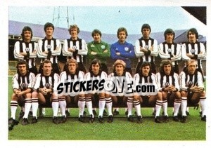 Sticker Newcastle United (Team) - Euro Soccer Stars 1977 - FKS