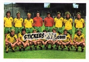Sticker Norwich City (Team) - Euro Soccer Stars 1977 - FKS