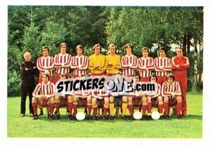 Sticker PSV Eindhoven (Team) - Euro Soccer Stars 1977 - FKS