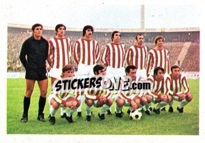 Sticker Red Star Belgrade (Team) - Euro Soccer Stars 1977 n. 133 - FKS