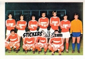 Sticker Spartak Moscow (Team) - Euro Soccer Stars 1977 - FKS