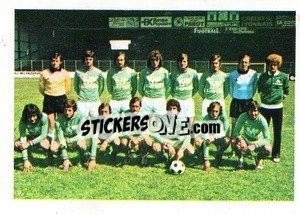 Sticker St. Etienne (Team) - Euro Soccer Stars 1977 n. 44 - FKS