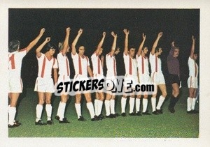 Figurina Stal Mielec (Team) - Euro Soccer Stars 1977 - FKS