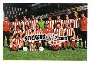 Sticker Sunderland (Team) - Euro Soccer Stars 1977 n. 28 - FKS