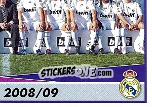 Sticker Plantilla 2008-09 - Real Madrid 2008-2009 n. 5 - Panini