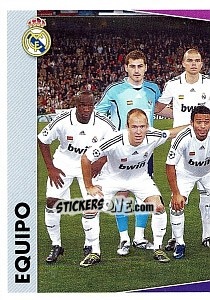 Sticker Equipo - Real Madrid 2008-2009 n. 8 - Panini