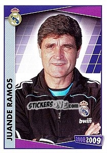 Sticker Juande Ramos (portrait) - Real Madrid 2008-2009 n. 11 - Panini
