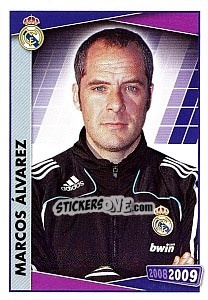 Figurina Marcos Alvarez - Real Madrid 2008-2009 n. 14 - Panini