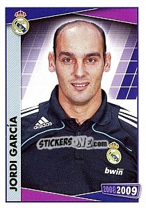 Sticker Jordi Garcia - Real Madrid 2008-2009 - Panini