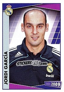 Cromo Jordi Garcia - Real Madrid 2008-2009 n. 15 - Panini