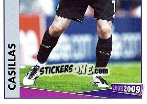 Sticker Casillas - Real Madrid 2008-2009 n. 17 - Panini
