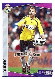 Sticker Dudek (action) - Real Madrid 2008-2009 n. 23 - Panini