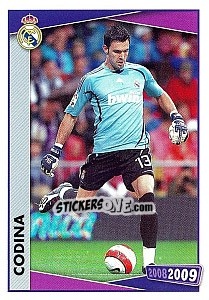 Sticker Codina (action) - Real Madrid 2008-2009 n. 26 - Panini
