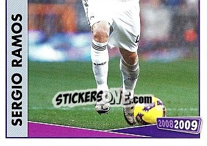 Sticker Sergio Ramos - Real Madrid 2008-2009 - Panini