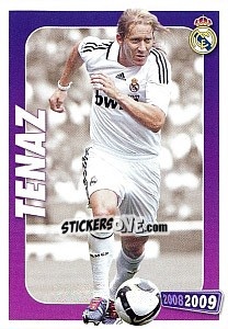 Cromo Michel Salgado (tenaz) - Real Madrid 2008-2009 - Panini