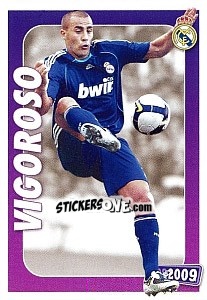 Sticker Cannavaro (vigoroso) - Real Madrid 2008-2009 n. 43 - Panini