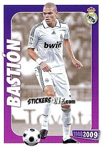 Cromo Pepe (bastion) - Real Madrid 2008-2009 - Panini