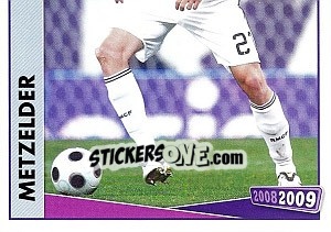 Sticker Metzelder - Real Madrid 2008-2009 - Panini
