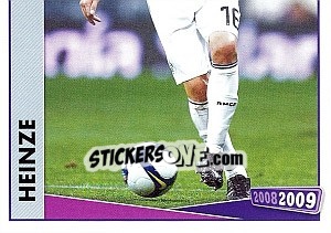 Figurina Heinze - Real Madrid 2008-2009 - Panini