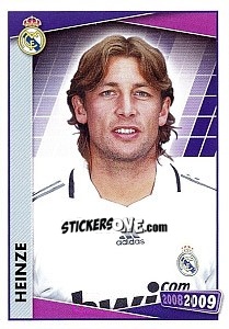 Cromo Heinze (portrait) - Real Madrid 2008-2009 - Panini