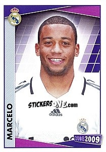 Sticker Marcelo (portrait) - Real Madrid 2008-2009 - Panini