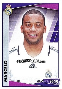 Cromo Marcelo (portrait) - Real Madrid 2008-2009 - Panini