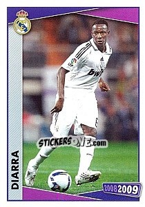Sticker Mahamadou Diarra (action) - Real Madrid 2008-2009 - Panini