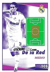 Figurina De La Red (posicion) - Real Madrid 2008-2009 - Panini