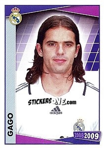 Sticker Gago (portrait) - Real Madrid 2008-2009 - Panini