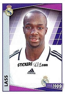 Sticker Lass (portrait) - Real Madrid 2008-2009 n. 90 - Panini