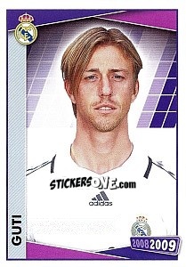 Sticker Guti (portrait) - Real Madrid 2008-2009 n. 96 - Panini