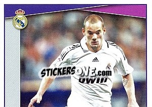 Cromo Sneijder - Real Madrid 2008-2009 - Panini