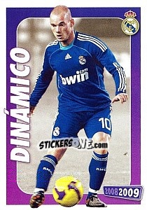 Sticker Sneijder (dinamico) - Real Madrid 2008-2009 - Panini