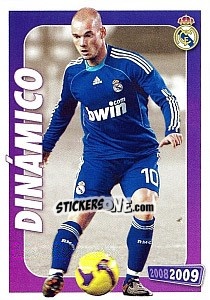 Cromo Sneijder (dinamico) - Real Madrid 2008-2009 - Panini