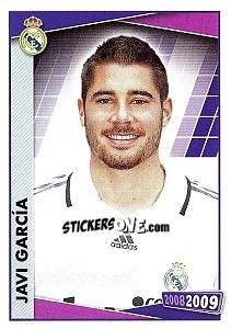 Sticker Javi Garcia (portrait) - Real Madrid 2008-2009 n. 106 - Panini