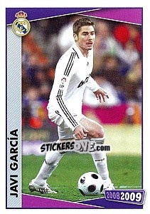 Cromo Javi Garcia (action) - Real Madrid 2008-2009 - Panini