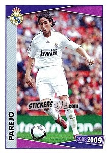 Sticker Parejo (action) - Real Madrid 2008-2009 n. 110 - Panini