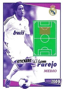 Cromo Parejo (posicion) - Real Madrid 2008-2009 - Panini